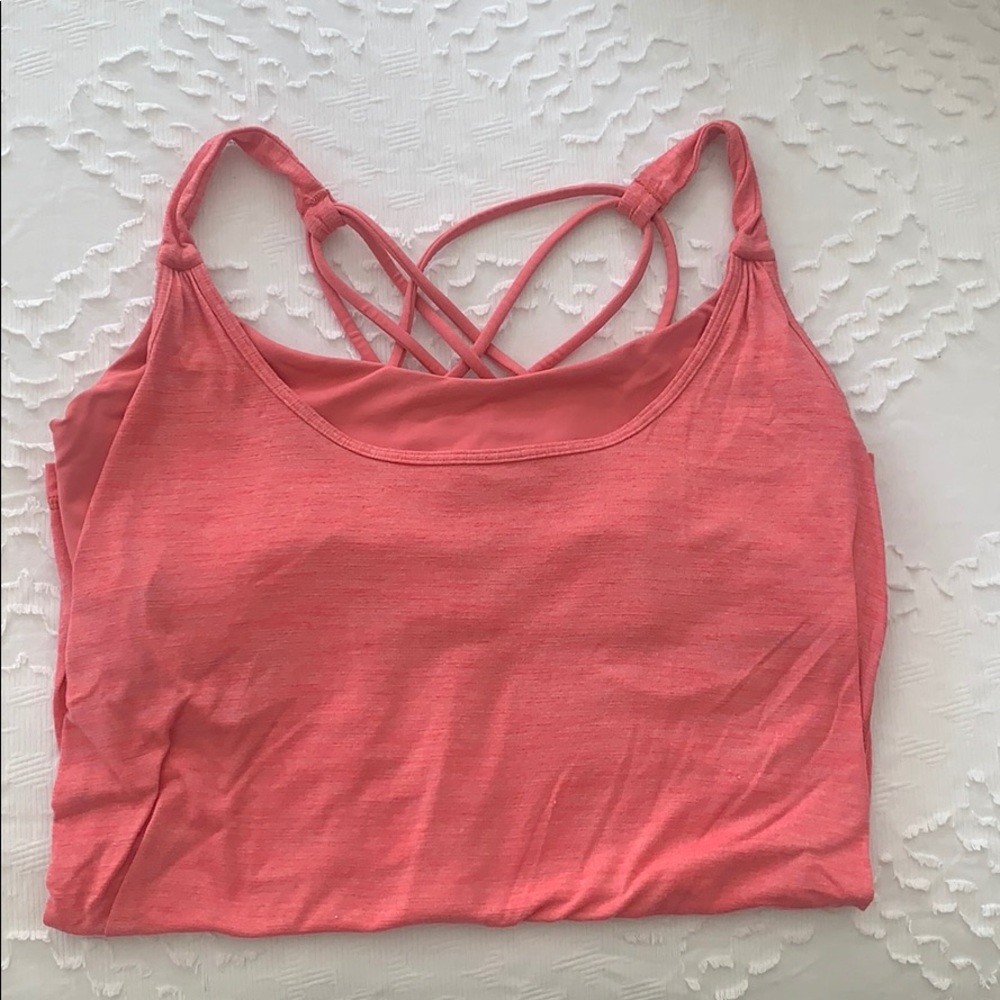 Lululemon tank top with sports bra attached